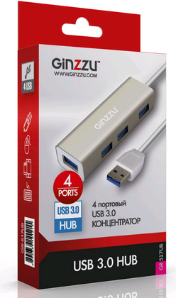 Разветвитель USB Ginzzu GR-517UB
