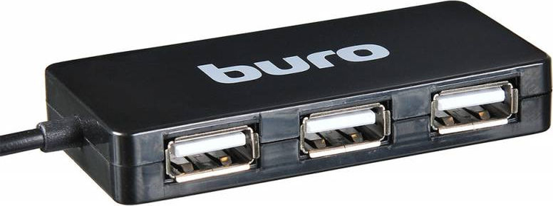 Разветвитель USB BURO BU-HUB4-U2.0-Slim