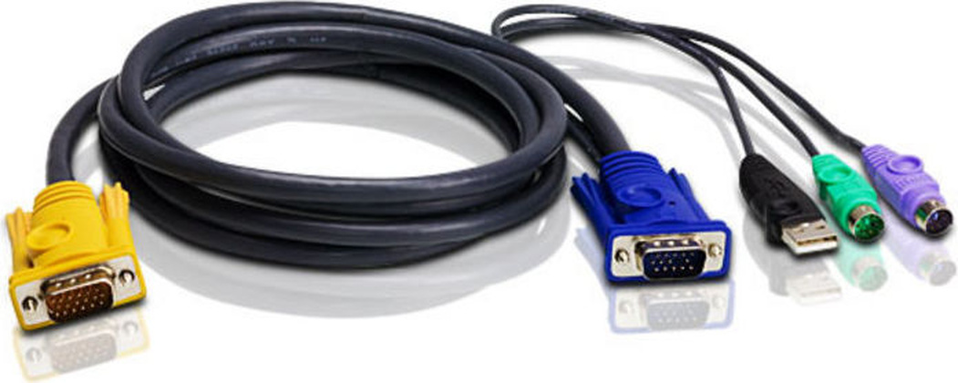 KVM-кабель ATEN 2L-5302UP - 1,8 метра / Для переключателей /