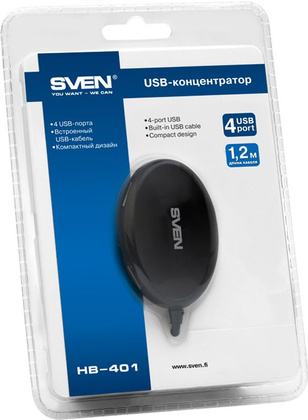 Разветвитель USB SVEN HB-401