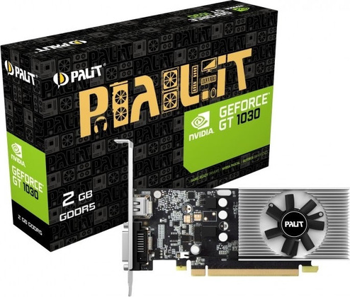 Видеокарта GT 1030 "Palit" 2048Mb GDDR4 (64bit) NEC103000646-1082F; AC