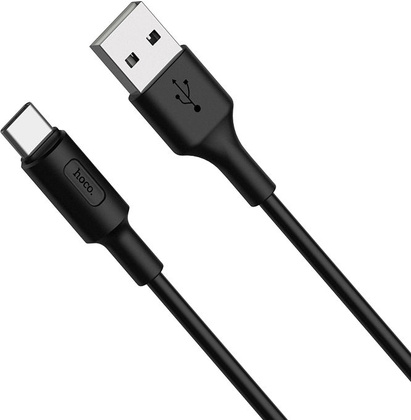 Кабель USB 2.0 - USB Type-C (1,0m) "Hoco" [X25] <Black>
